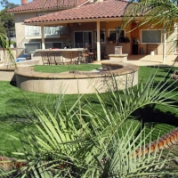 Plastic Grass Window Rock, Arizona Paver Patio, Backyard Landscape Ideas