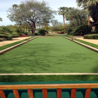 Synthetic Grass Cost Parker Strip, Arizona Red Turf, Commercial Landscape