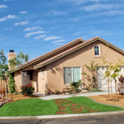 Fake Turf Oak Springs, Arizona Lawn And Garden, Front Yard Design