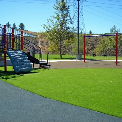 Installing Artificial Grass Parker Strip, Arizona Playground Turf, Parks