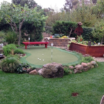 Synthetic Grass Peridot, Arizona Golf Green, Backyard Garden Ideas