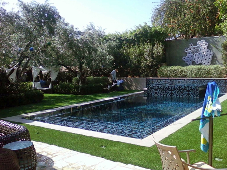 Artificial Grass Installation Peoria, Arizona Paver Patio, Natural Swimming Pools