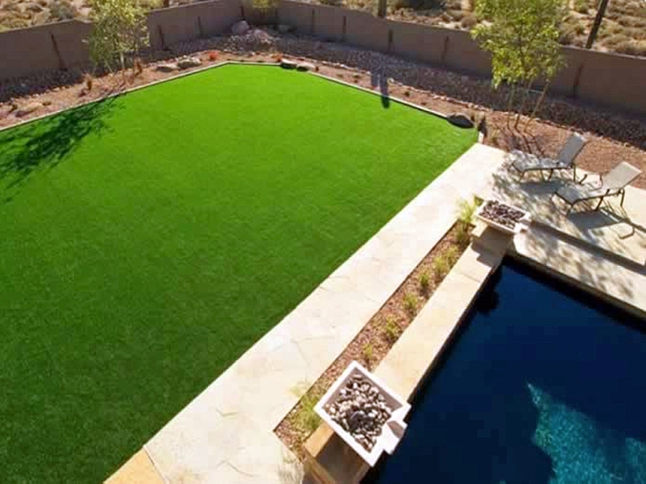 Artificial Lawn Canyon Day, Arizona Landscape Rock, Backyard Pool