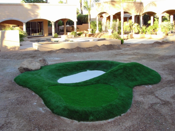 Artificial Turf Installation Beyerville, Arizona Putting Green Flags, Commercial Landscape