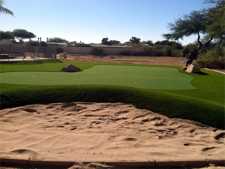 Fake Grass Carpet West Sedona, Arizona How To Build A Putting Green, Backyard Designs