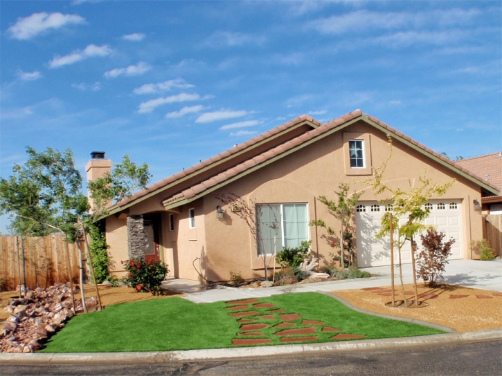 Fake Turf Oak Springs, Arizona Lawn And Garden, Front Yard Design