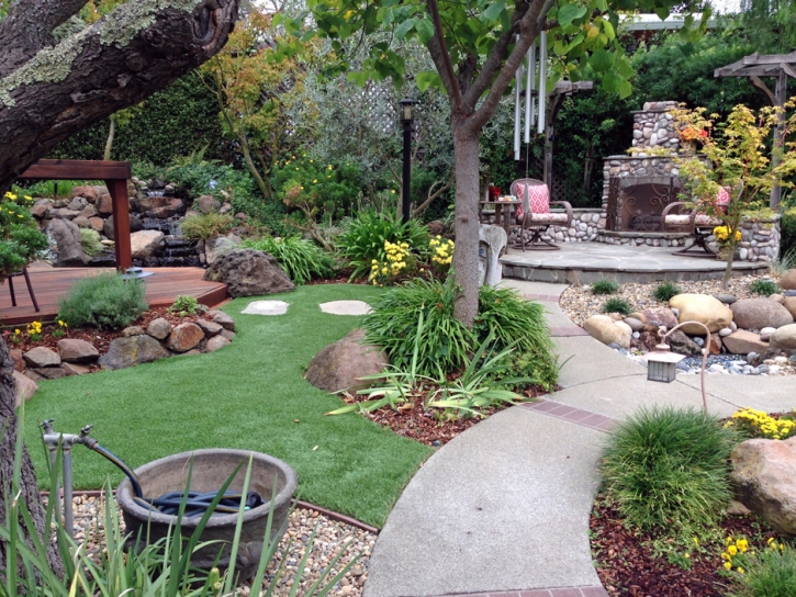 Faux Grass Quartzsite, Arizona Backyard Deck Ideas, Backyard