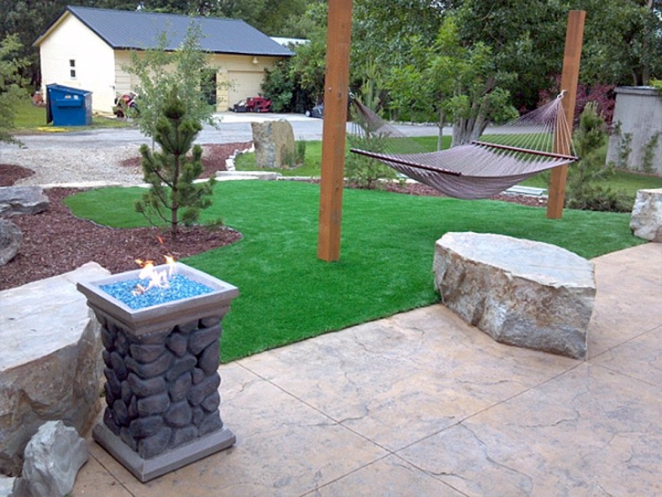 Faux Grass Sunizona, Arizona Paver Patio, Front Yard