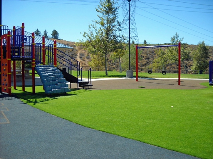 Installing Artificial Grass Parker Strip, Arizona Playground Turf, Parks