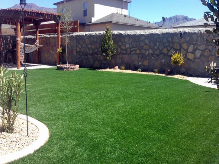 Plastic Grass San Simon, Arizona Paver Patio, Backyard Garden Ideas