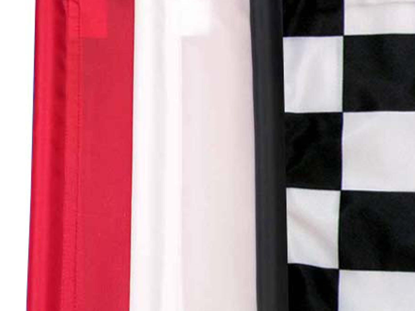 Golf Putting Greens Flags 3 Colors: red, white, checkered. Synthetic turf installation