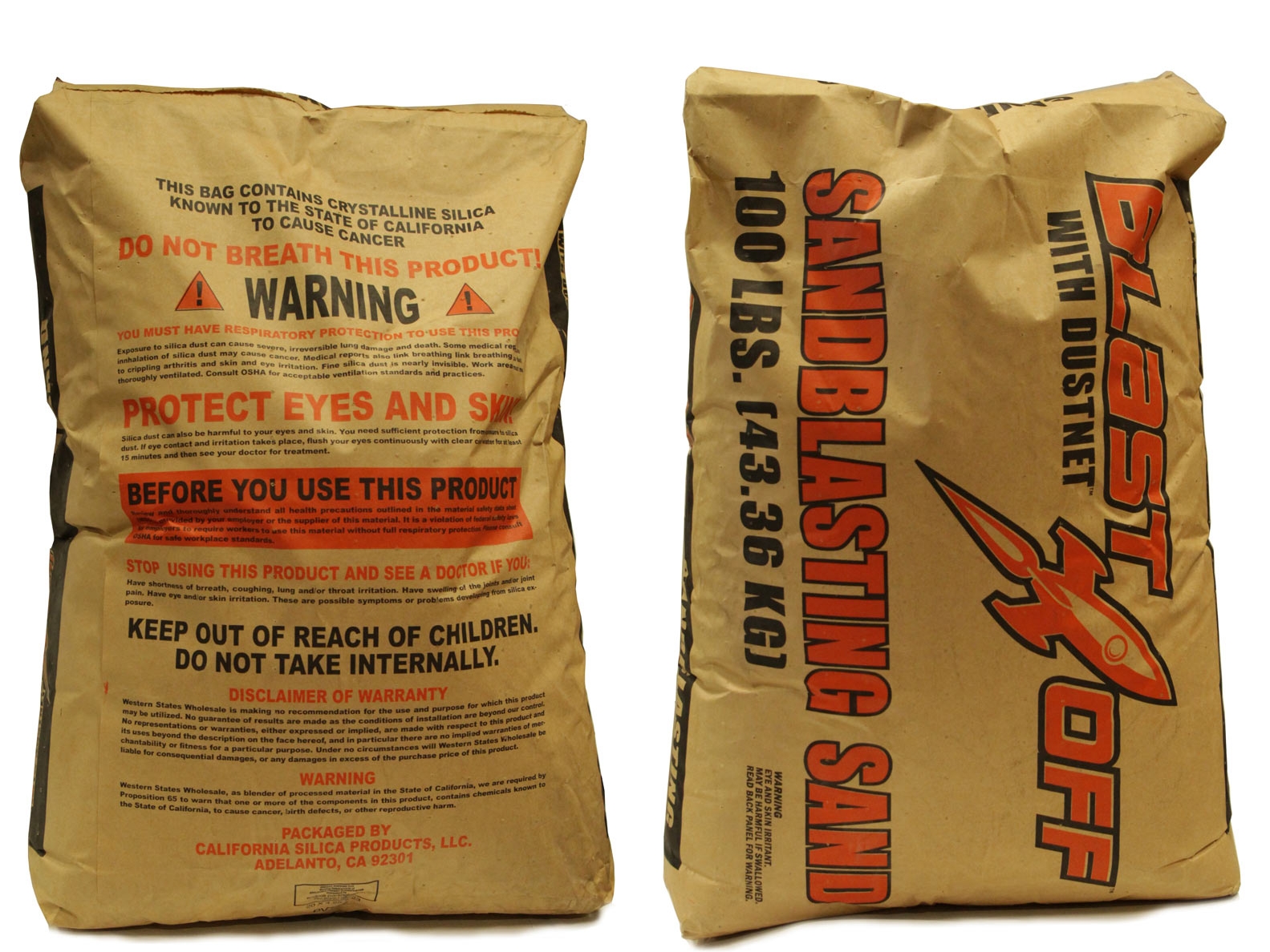 Silica Sand infill in a bag for synthetic turf installation
